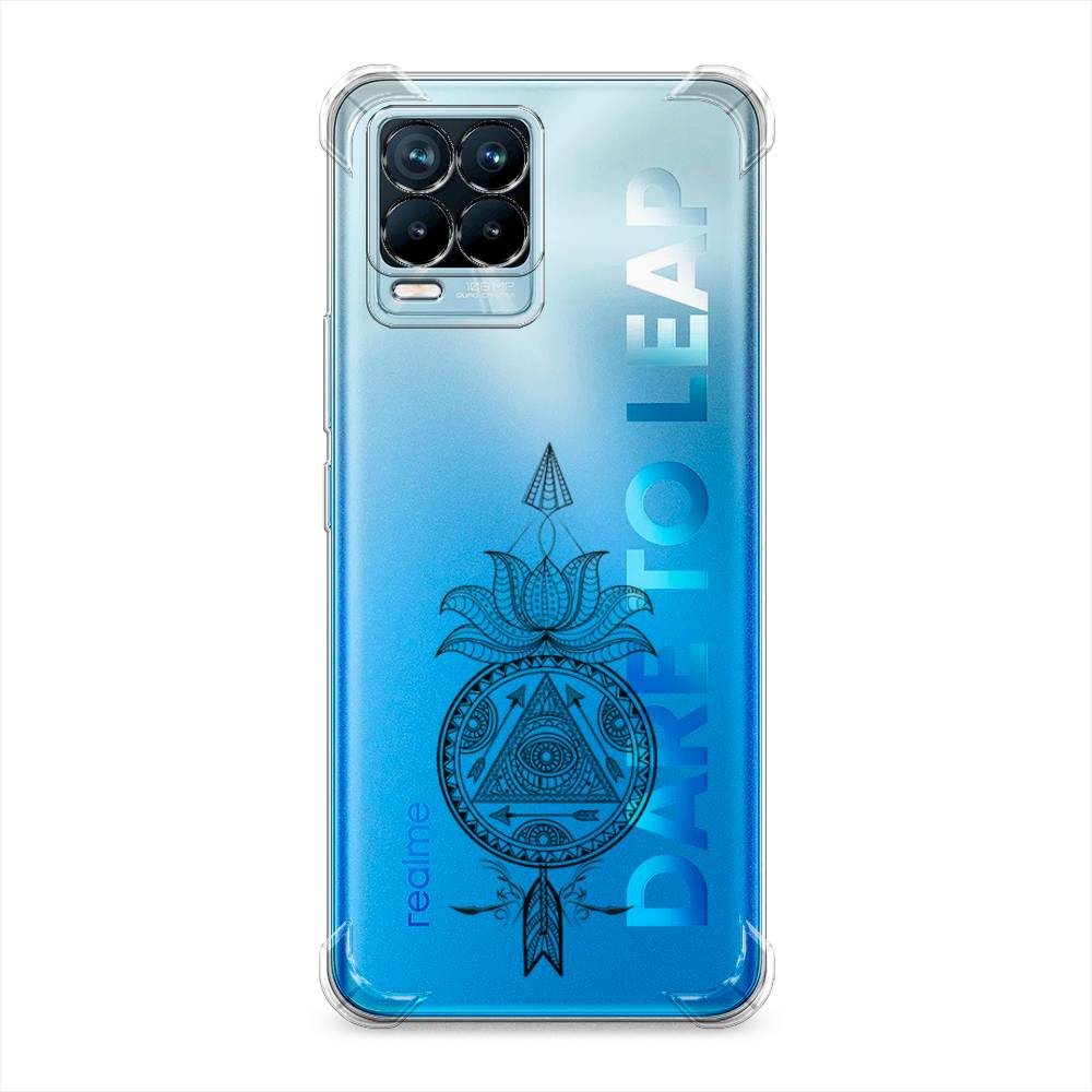 

Чехол Awog на Realme 8/8 Pro "Талисман арт черный", Разноцветный, 255551-1