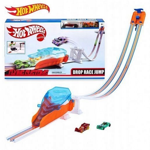 

Игровой набор Hot Wheels GJL15 Автотрек - Гонка с прыжками, Разноцветный, GJL15