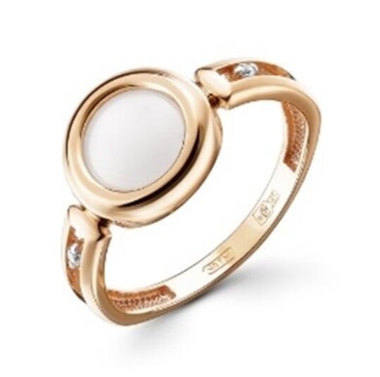 

Кольцо из золота р.  MG 010319117, керамика, 010319117