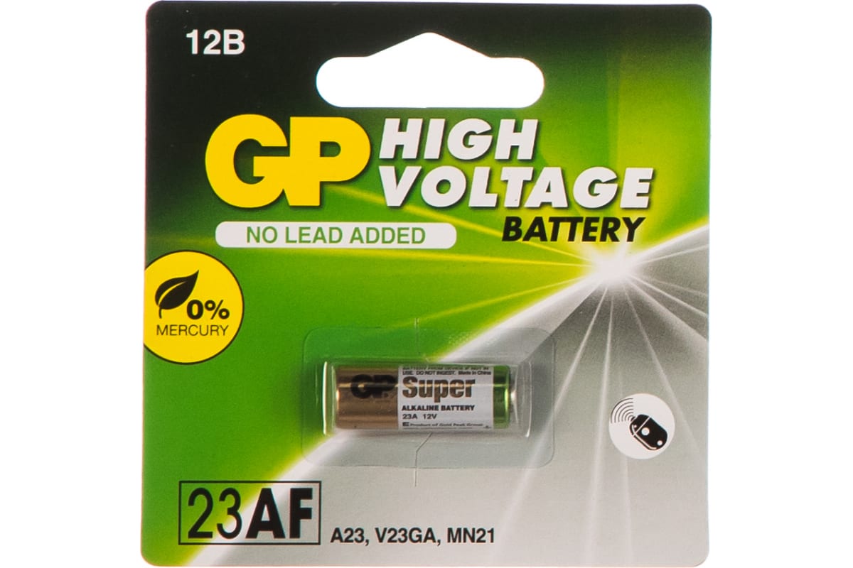

Батарейка 27A GP Super (блистер, 12V, для брелков сигнализации) (1 шт.)