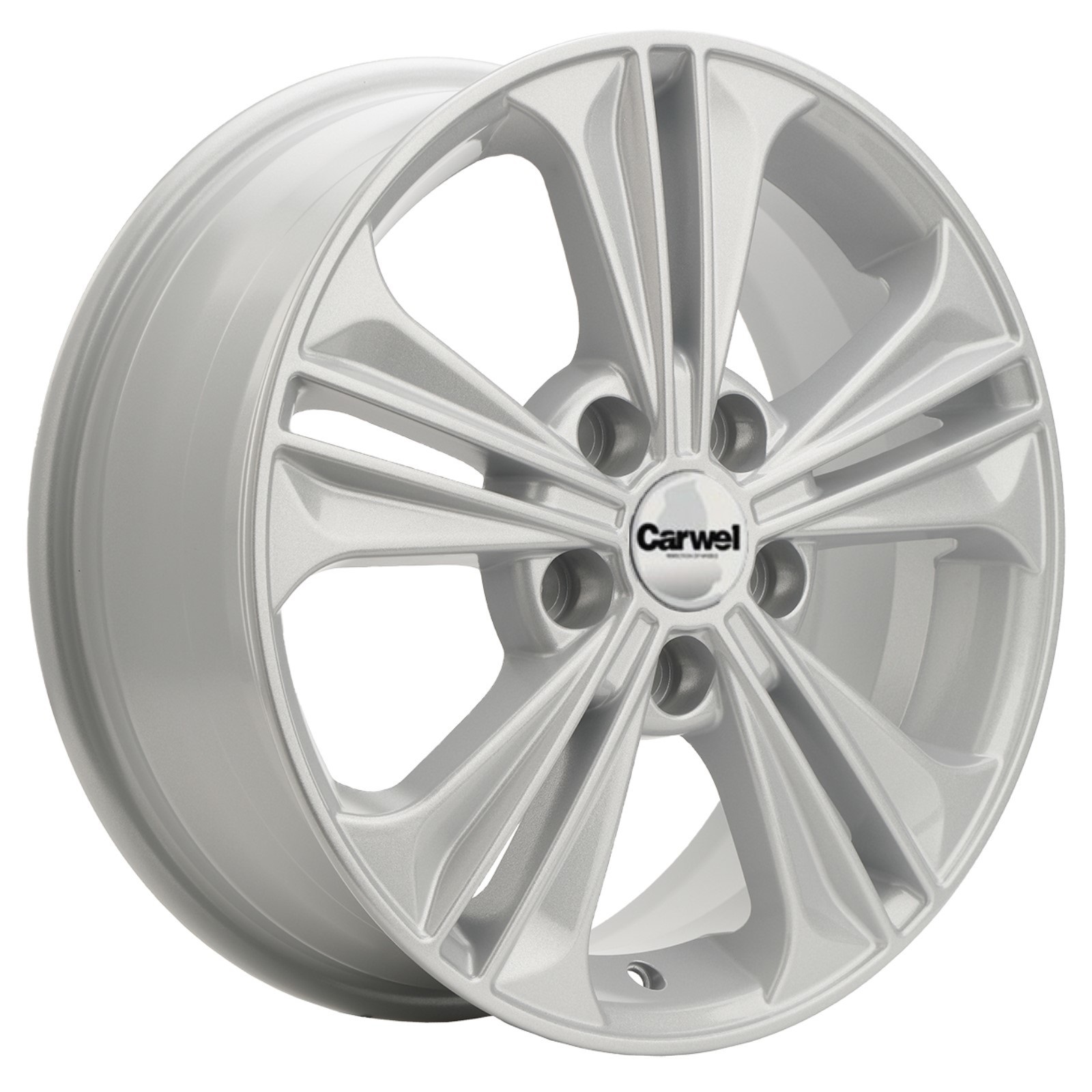 фото Диск khomen wheels double-spoke 603 (zv 16_soul) 6x16/5x114,3 ет47 d67,1 f-silver