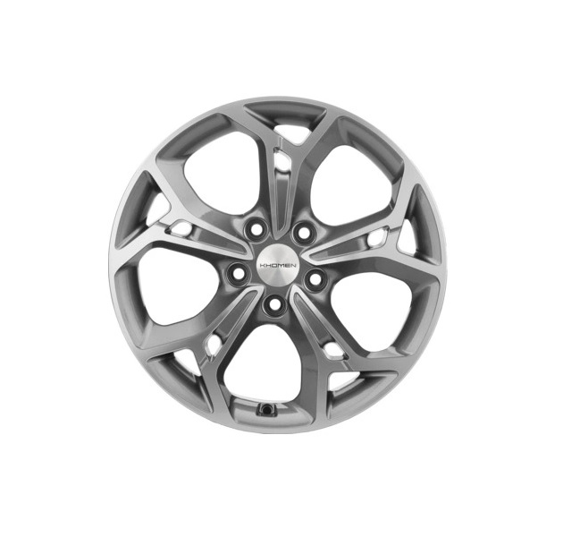 фото Диск khomen wheels double-spoke 702 (zv 17_camry) 7x17/5x114,3 ет45 d60,1 gray-fp