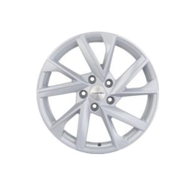 фото Диск khomen wheels v-spoke 714 (17 zv qashqai) 7x17/5x114,3 ет40 d66,1 f-silver khw102320