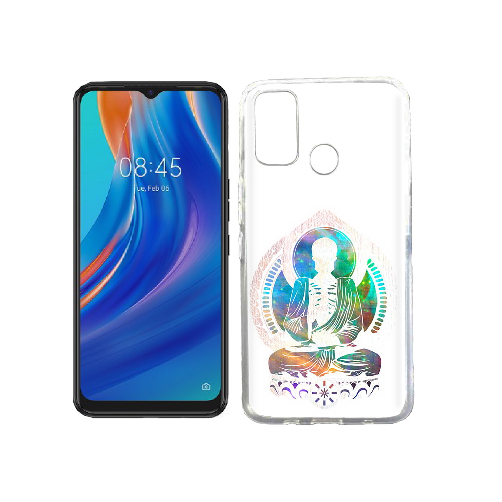 

Чехол MyPads Tocco для Tecno Spark 7T умный скелет, Прозрачный, Tocco