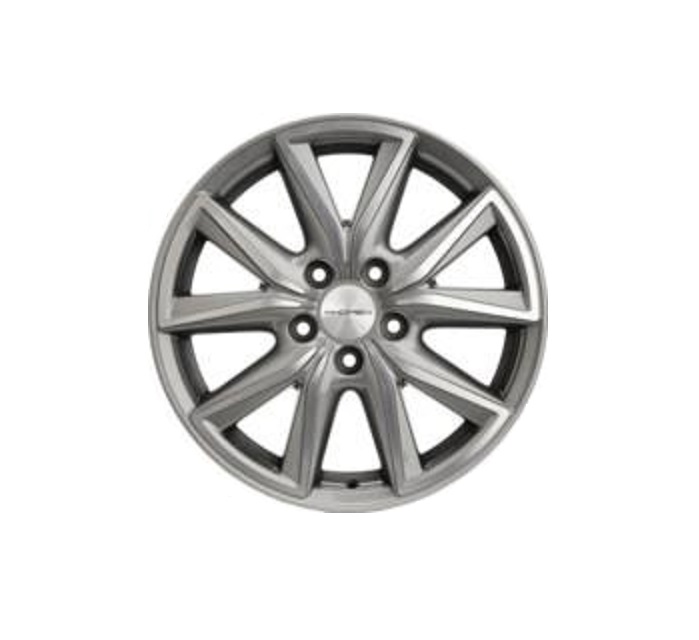 фото Диск khomen wheels double-spoke 706 (zv 17_camry) 7x17/5x114,3 ет45 d60,1 gray khw100214