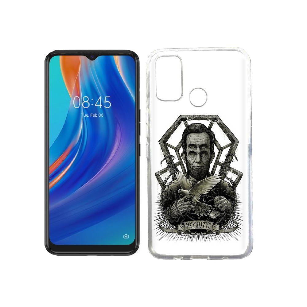 

Чехол MyPads Tocco для Tecno Spark 7T франклин абстракция, Прозрачный, Tocco