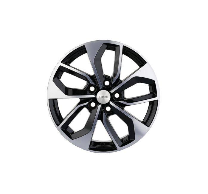 фото Диск khomen wheels u-spoke 703 (zv 17_camry) 7x17/5x114,3 ет45 d60,1 black-fp khw102107