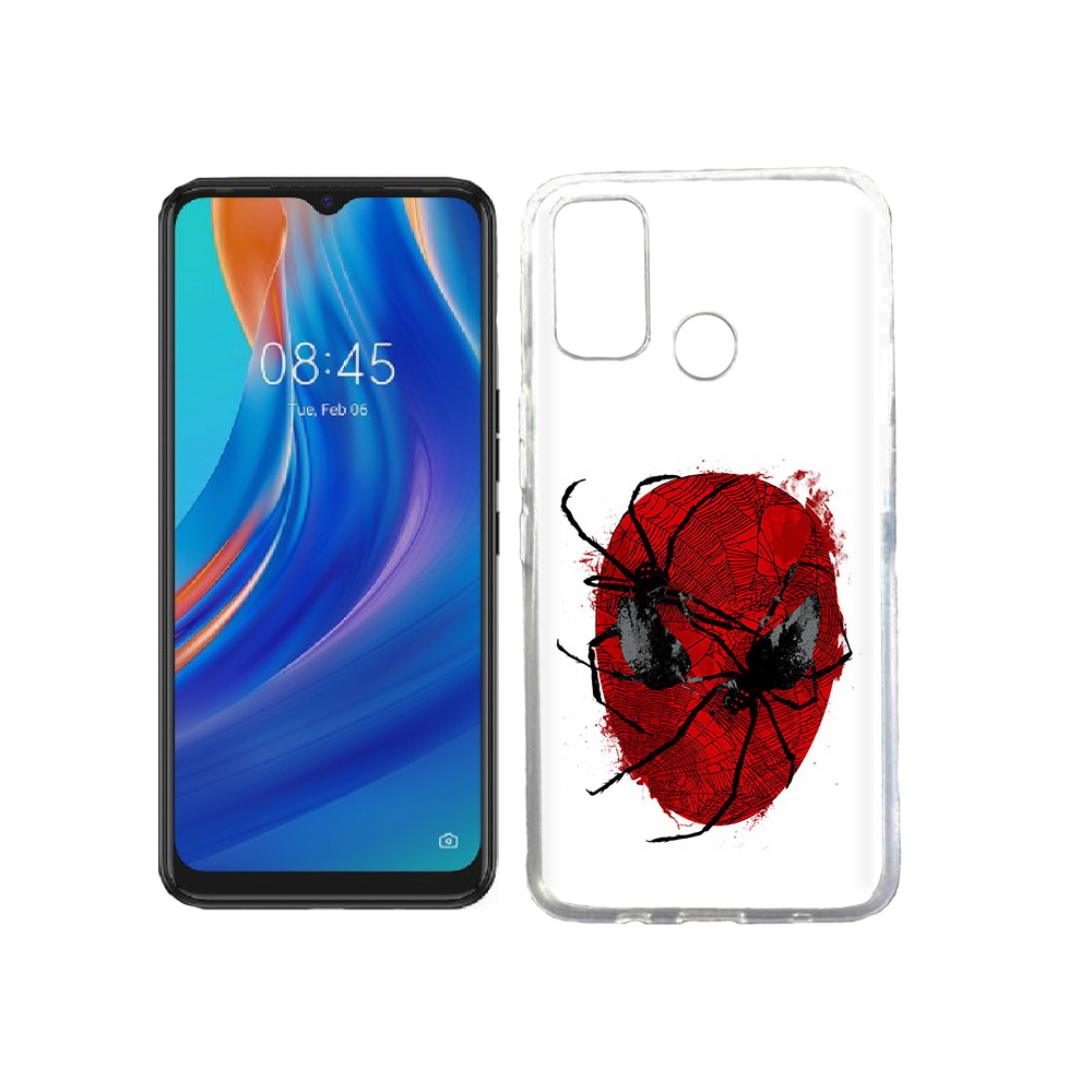 Чехол MyPads Tocco для Tecno Spark 7T человек паук