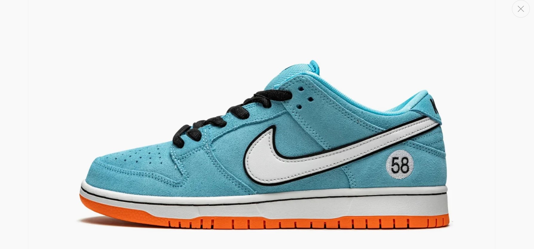 

Кеды мужские Nike Dunk SB Low Gulf Club голубые 40 RU, Dunk SB Low Gulf Club