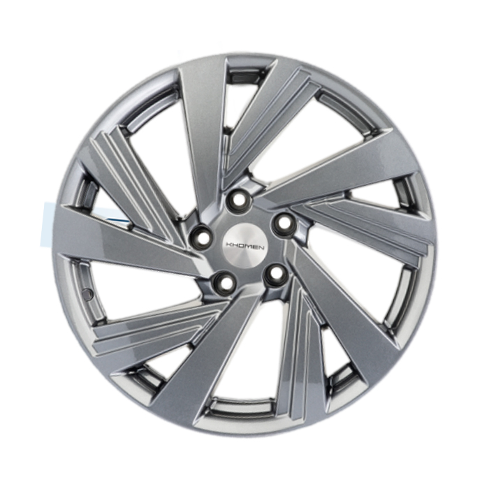 фото Диск khomen wheels v-spoke 801 (zv 18_x-trail) 7,5x18/5x114,3 ет45 d66,1 gray khw101430