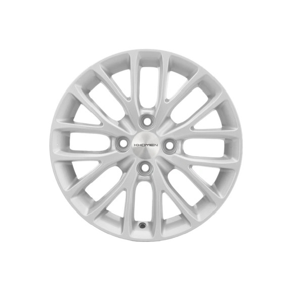 фото Диск khomen wheels cross-spoke 506 (15_rio i) 6x15/4x100 ет48 d54,1 f-silver khw100602