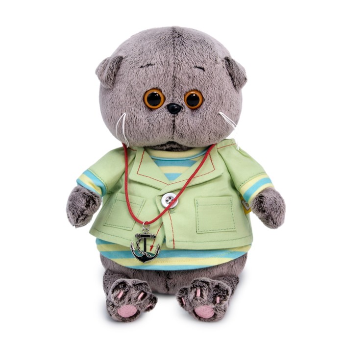 

Мягкая игрушка «Басик Baby в морском костюме», 20 см, Разноцветный