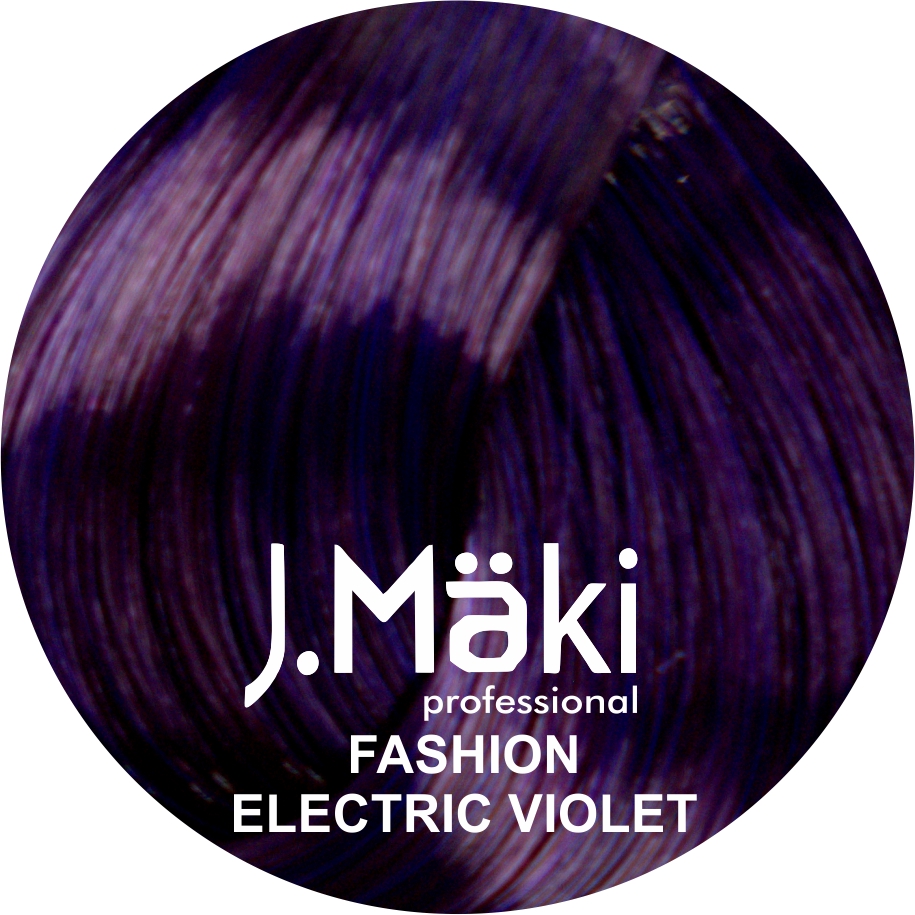 Краска J.Maki Professional Fashion Electric Violet фиолетовый 60 мл краска j maki 12 77 суперблонд интенсивный фиолетовый 60 мл