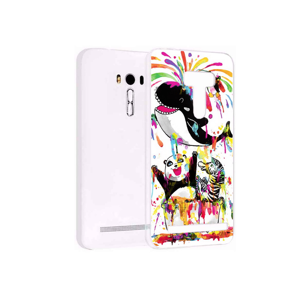 

Чехол MyPads Tocco для Asus ZenFone Selfie (ZD551KL) Хиппи кит, Прозрачный, Tocco