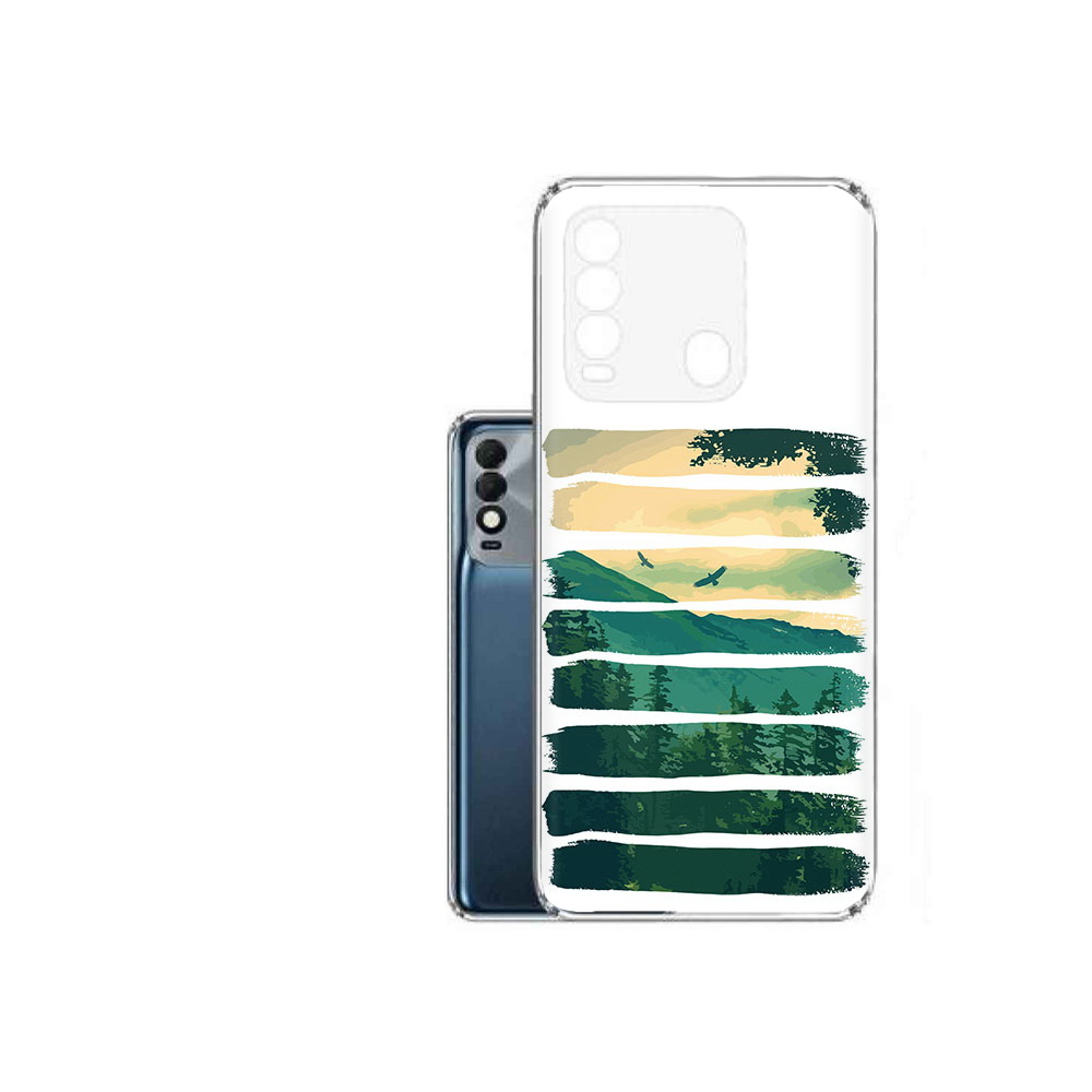 

Чехол MyPads Tocco для Tecno Spark 8 Лесная чаща, Прозрачный, Tocco