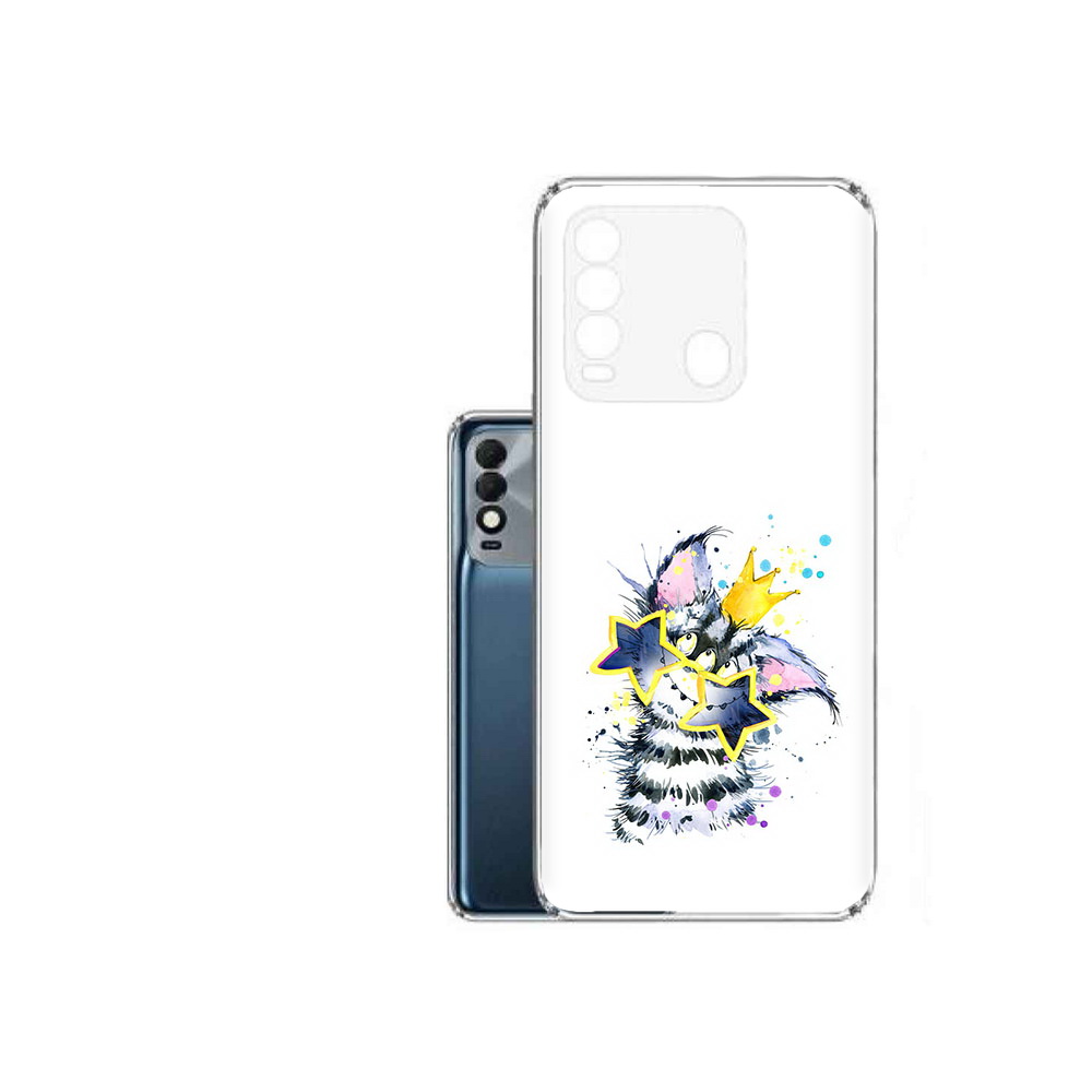 

Чехол MyPads Tocco для Tecno Spark 8 Мартовский Нуся, Прозрачный, Tocco