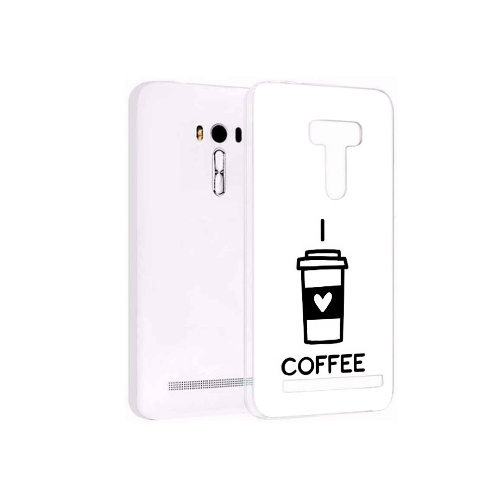 Чехол MyPads Tocco для Asus ZenFone Selfie (ZD551KL) Я люблю кофе