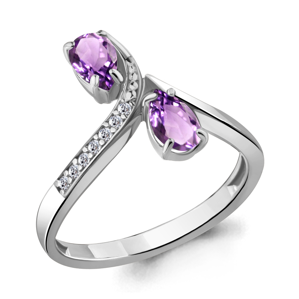 

Кольцо из серебра р. 17,5 AQUAMARINE 6917804А_925_р, 6917804А_925_р