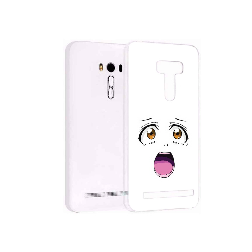 

Чехол MyPads Tocco для Asus ZenFone Selfie (ZD551KL) аниме лицо, Прозрачный, Tocco