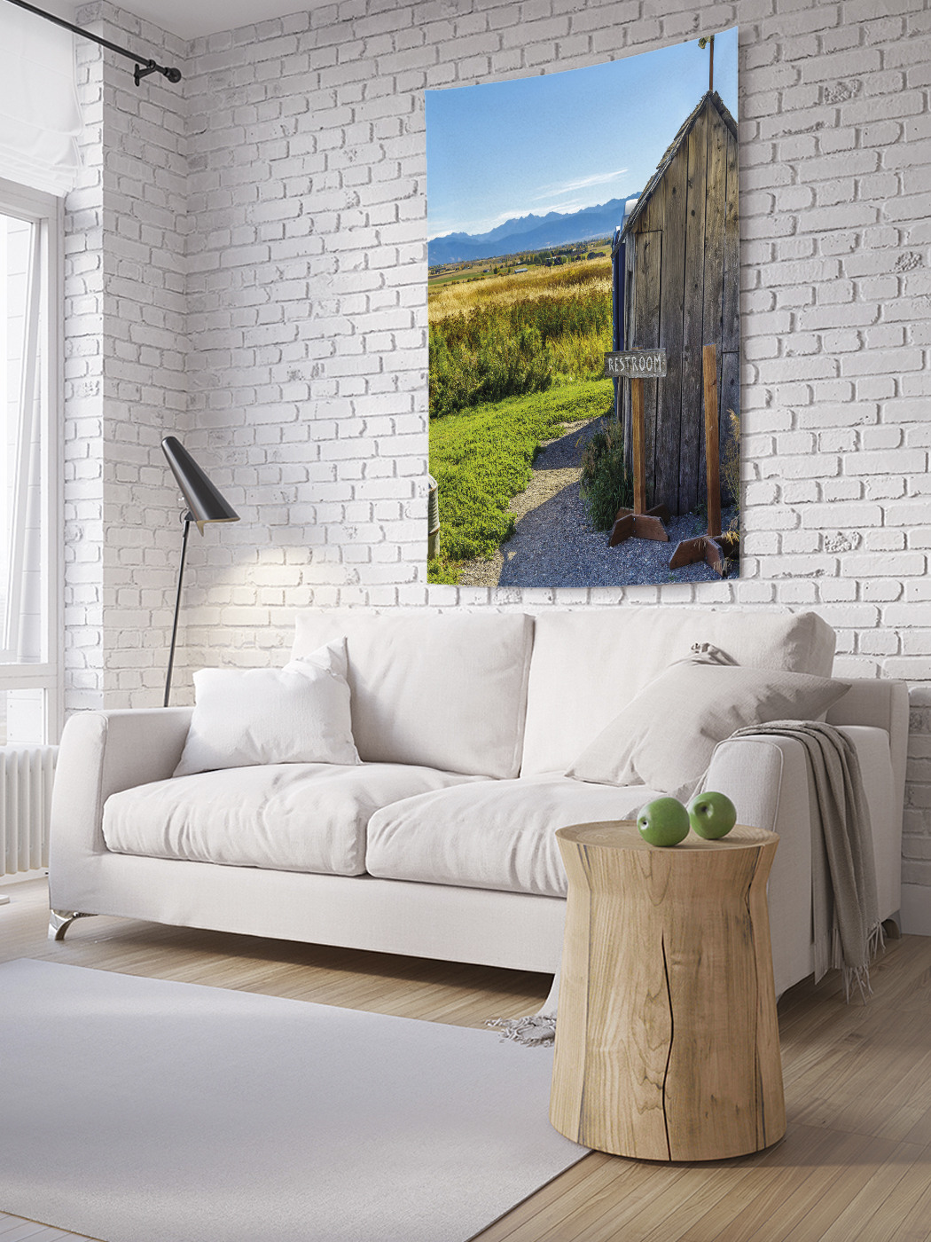 

Вертикальное фотопанно на стену JoyArty Сельский туалет 100x150 см, Сельский туалет