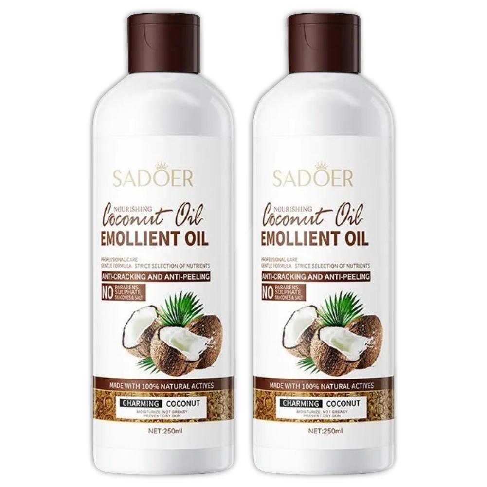 Масло для тела Sadoer Увлажняющее и питательное кокосовое 250млх2шт универсальное кокосовое масло huile de coco масло 200мл