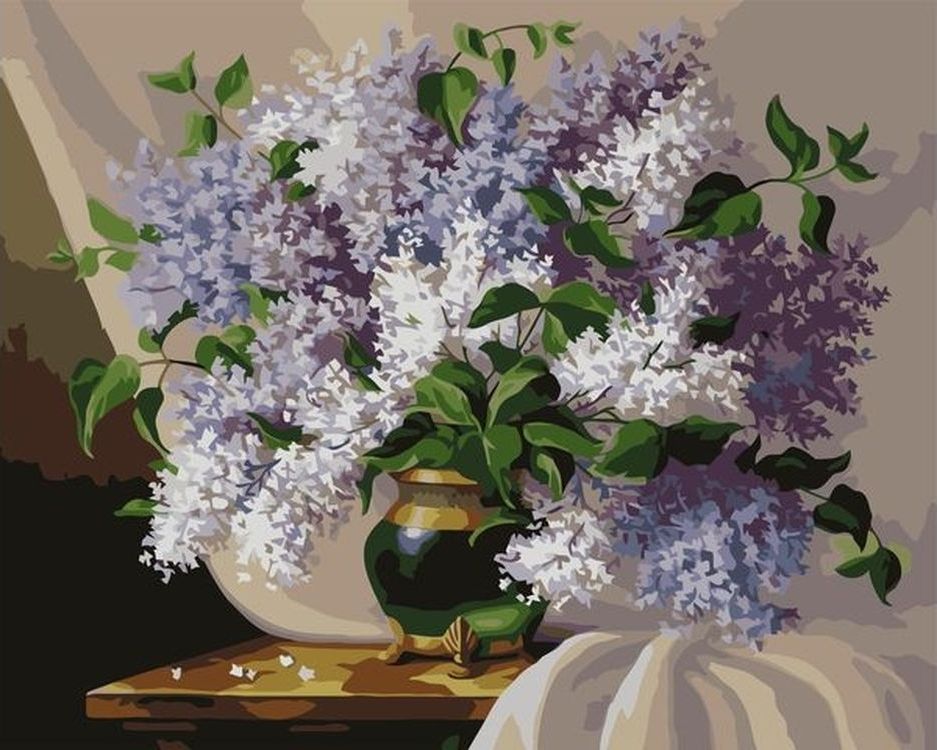 

Живопись по номерам Paintboy Пышная сирень 40x50, Пышная сирень
