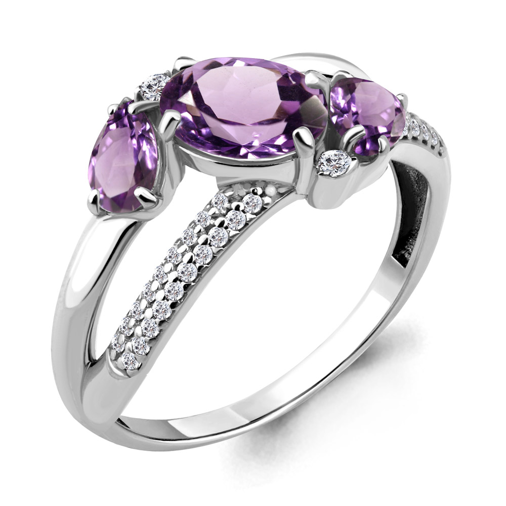 

Кольцо из серебра р. 18 AQUAMARINE 6907004А_925_р, 6907004А_925_р