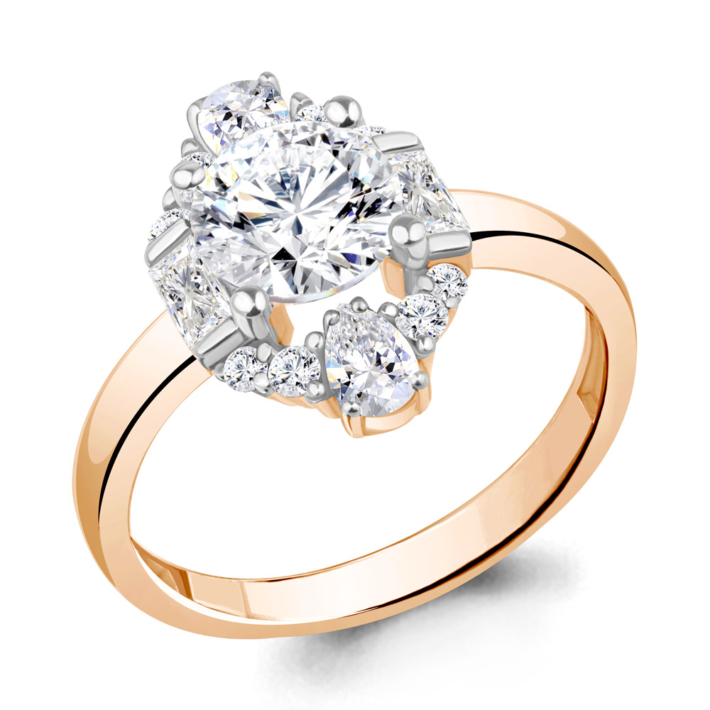 

Кольцо из серебра р. , AQUAMARINE 67379А_925_з, 67379А_925_з