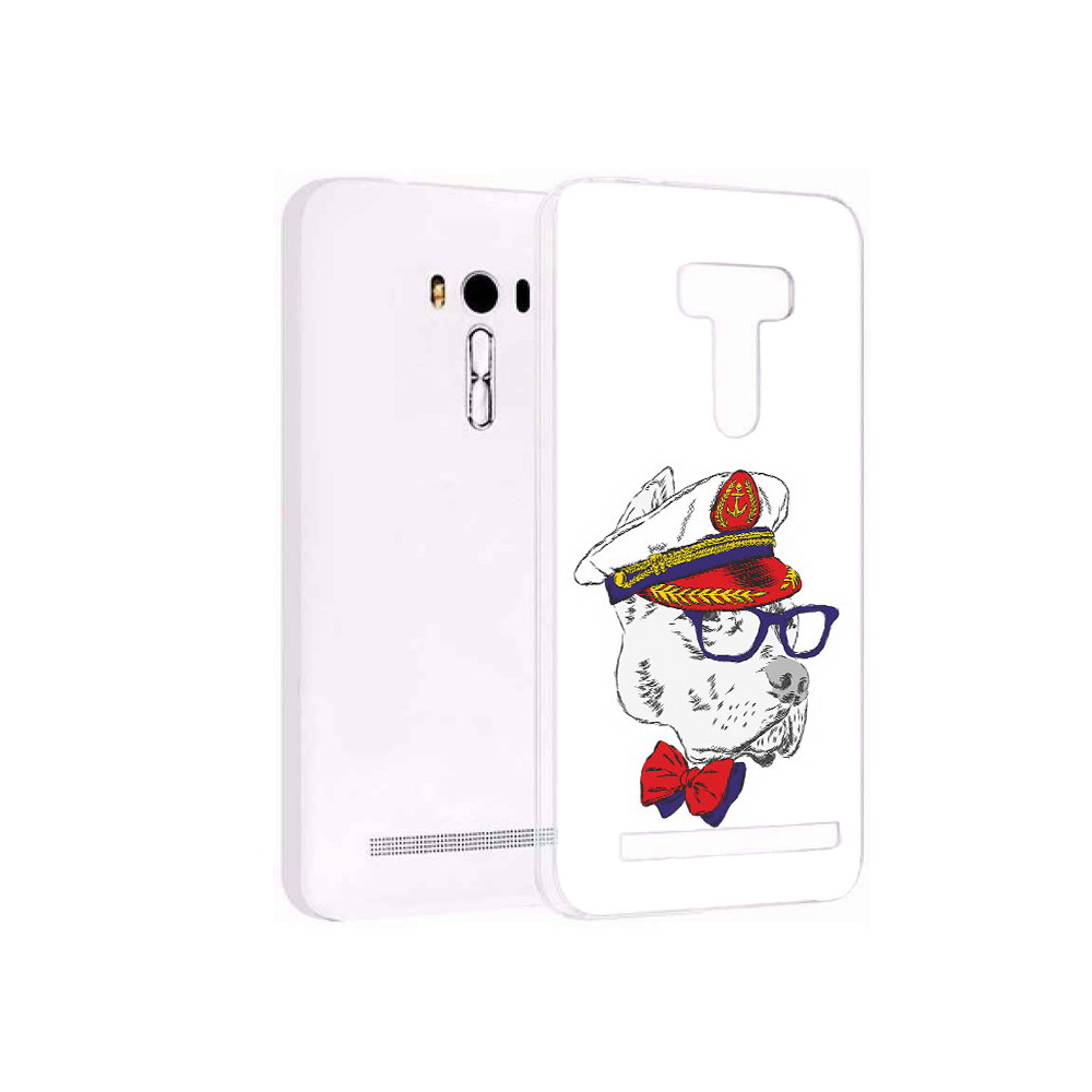 

Чехол MyPads Tocco для Asus ZenFone Selfie (ZD551KL) бульдог, Прозрачный, Tocco