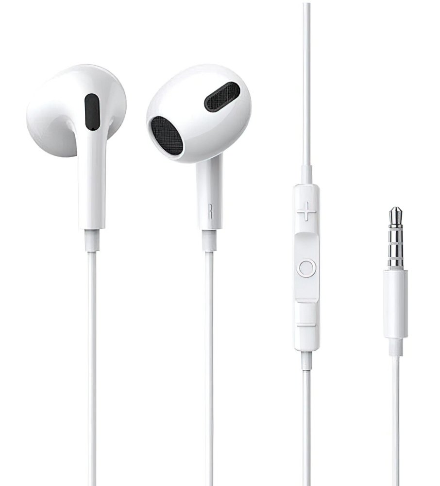 

Наушники Baseus Encok H17 Lateral in-Ear Wired Earphone White, гарнитура с микрофоном, про