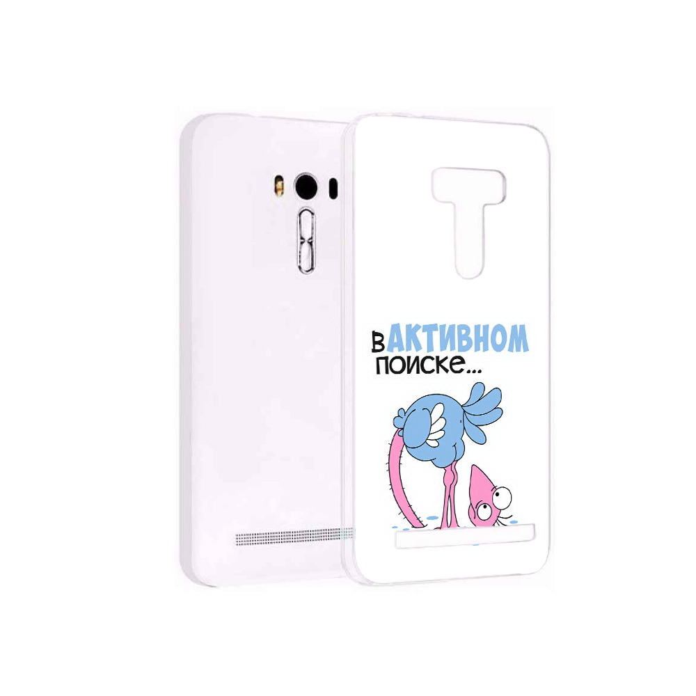 

Чехол MyPads Tocco для Asus ZenFone Selfie (ZD551KL) в активном поиске, Прозрачный, Tocco