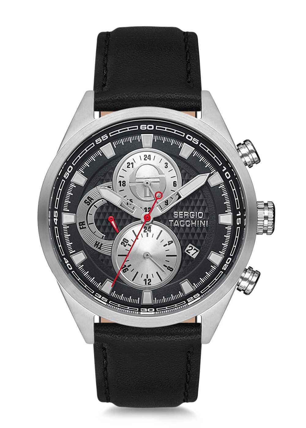 фото Наручные часы мужские кварцевые sergio tacchini st.5.153.01 черные