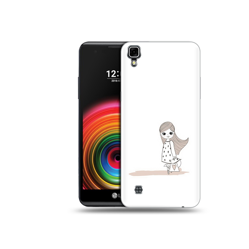 

Чехол MyPads Tocco для LG X Power Девочка с сумкой, Прозрачный, Tocco