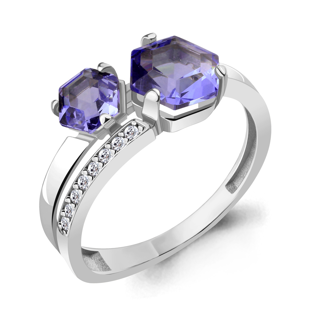 

Кольцо из серебра р.  AQUAMARINE 69310603А_925_р, 69310603А_925_р