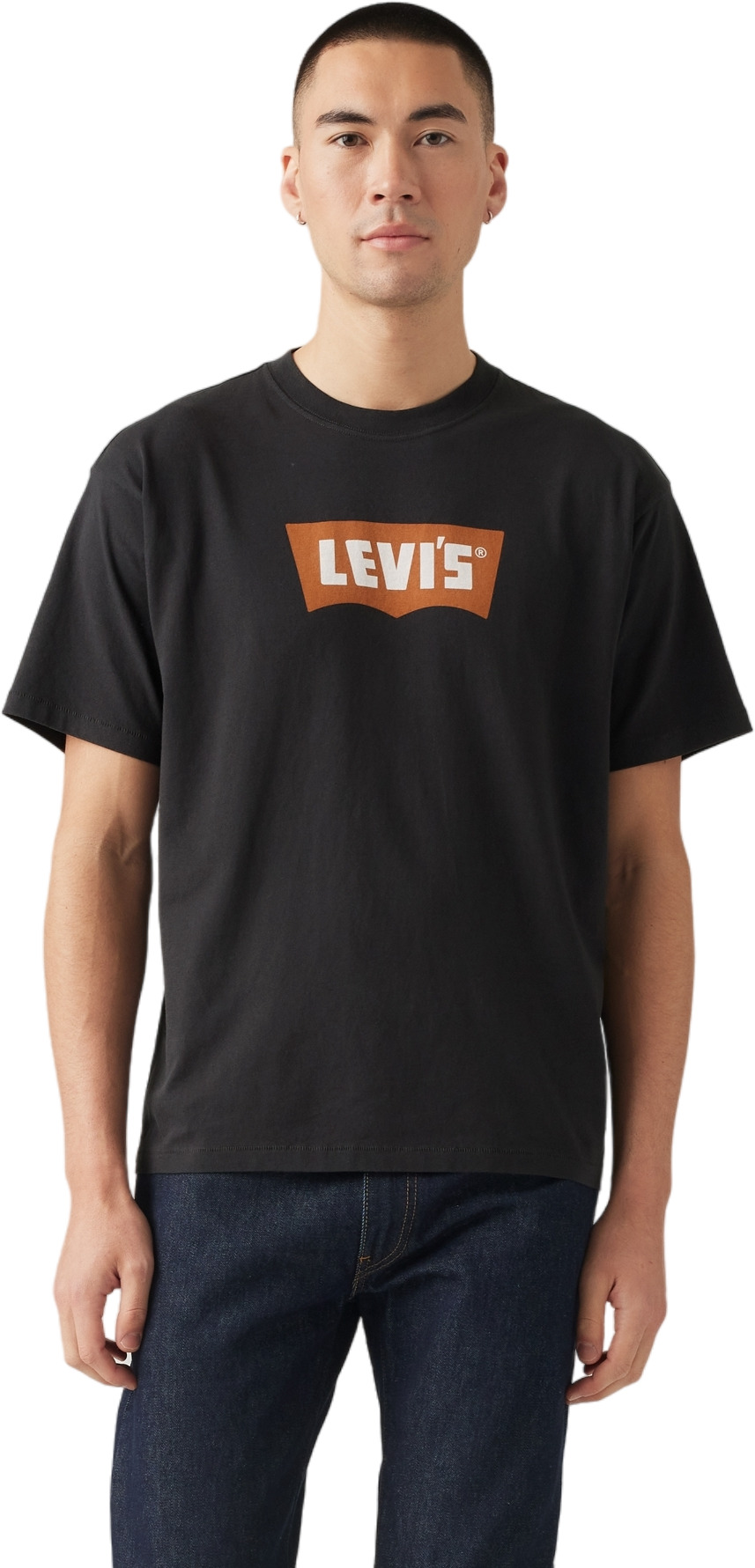 Футболка мужская Levi's Men vintage batwing graphic tee черная M черный