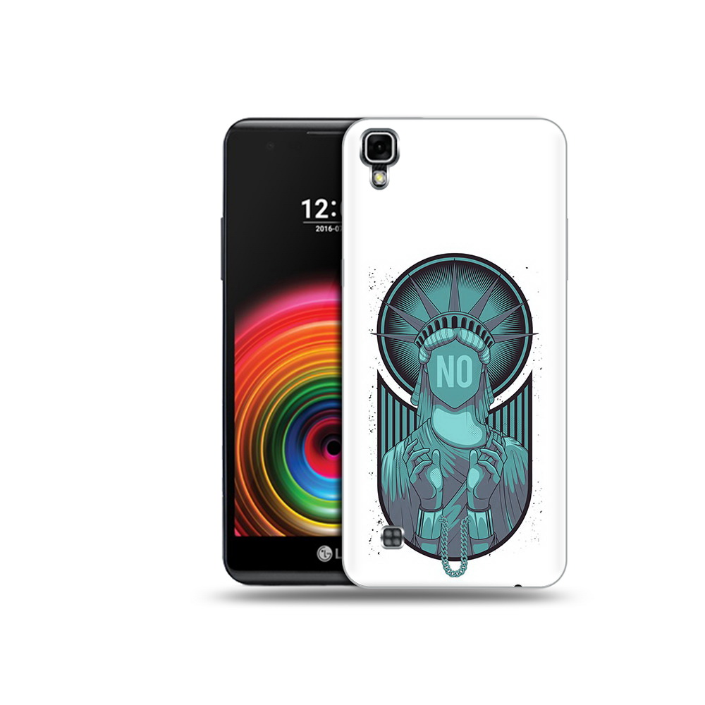 

Чехол MyPads Tocco для LG X Power статуя свободы зеленый, Прозрачный, Tocco
