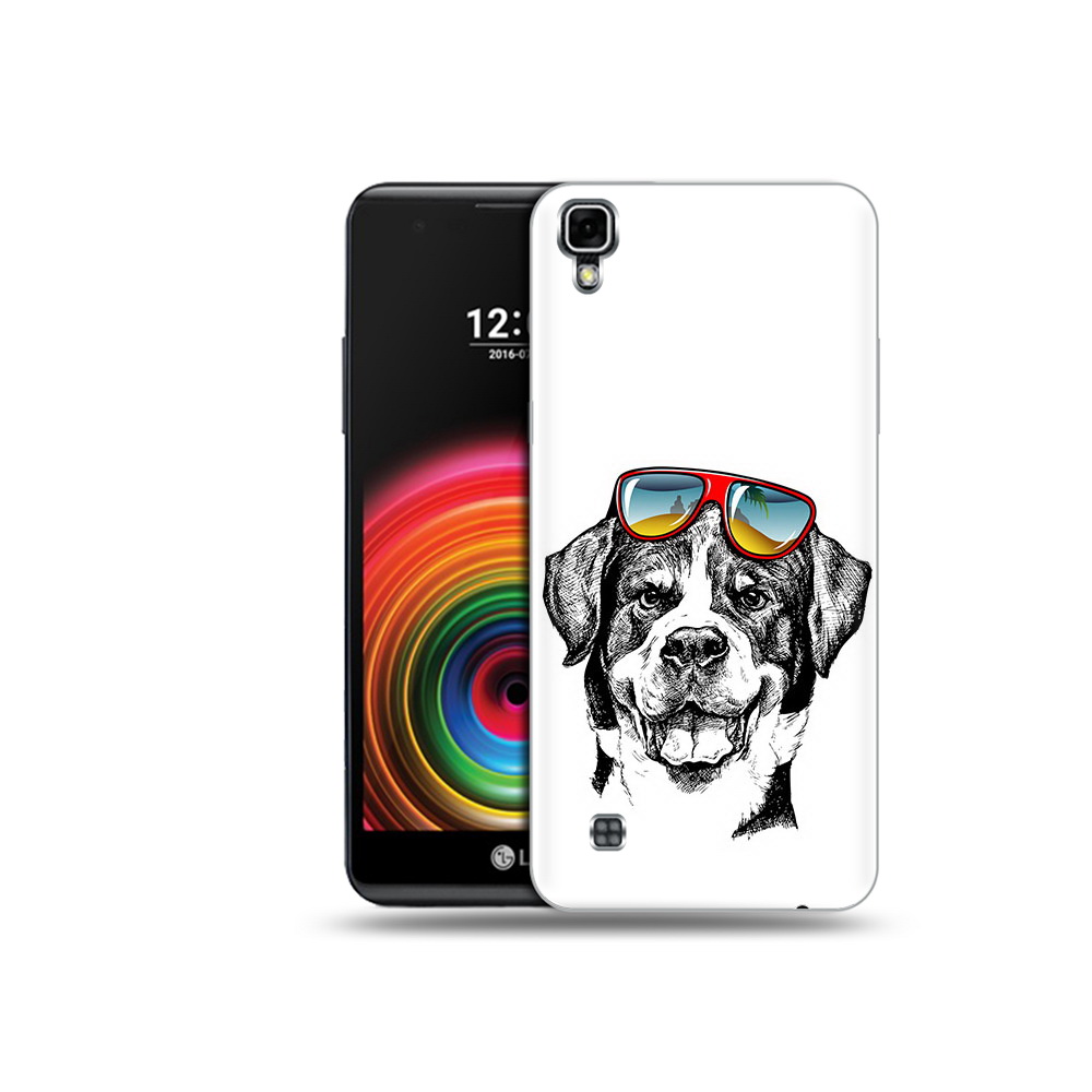 

Чехол MyPads Tocco для LG X Power счастливая собака, Прозрачный, Tocco
