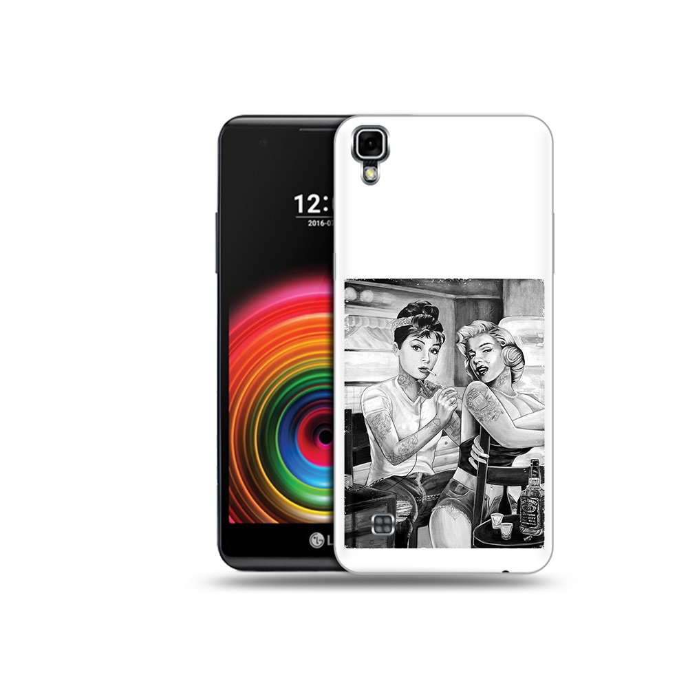 

Чехол MyPads Tocco для LG X Power тату мастер, Прозрачный, Tocco
