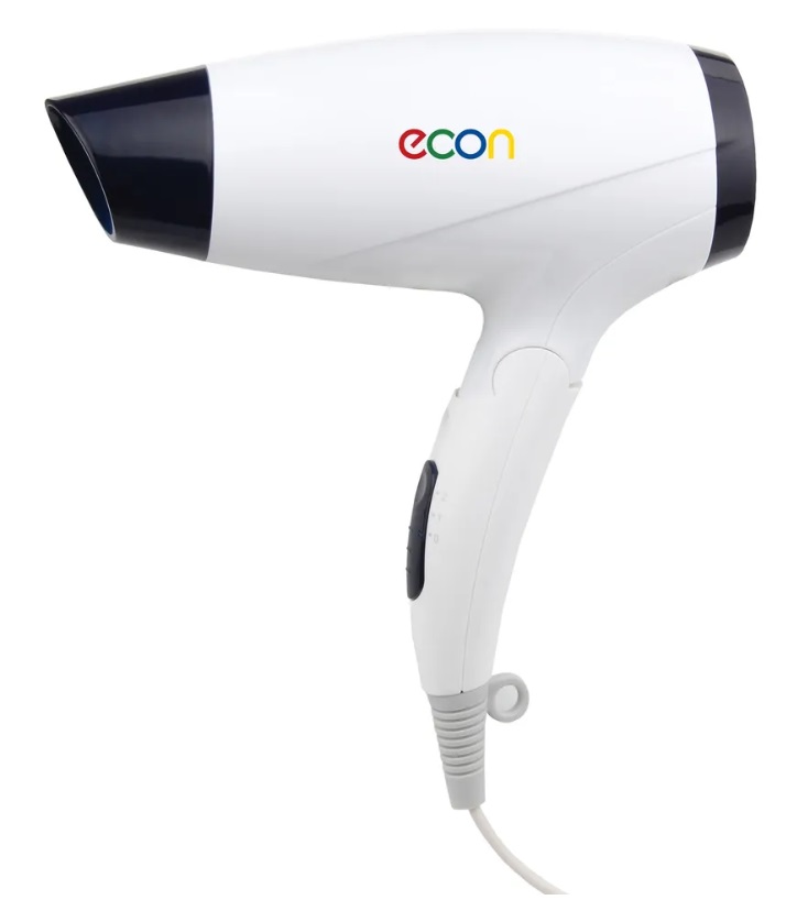 

Фен ECON ECO-BH163D 1600 Вт белый, ECO-BH163D