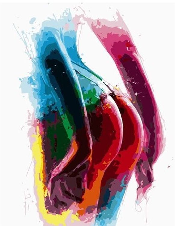 

Живопись по номерам Paintboy Пин-ап арт 40x50, Пин-ап арт