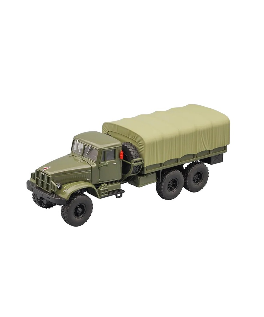 Игрушечный транспорт НАП Н 287 КрАЗ-214Б 1963-67 зеленый матовый 1/43