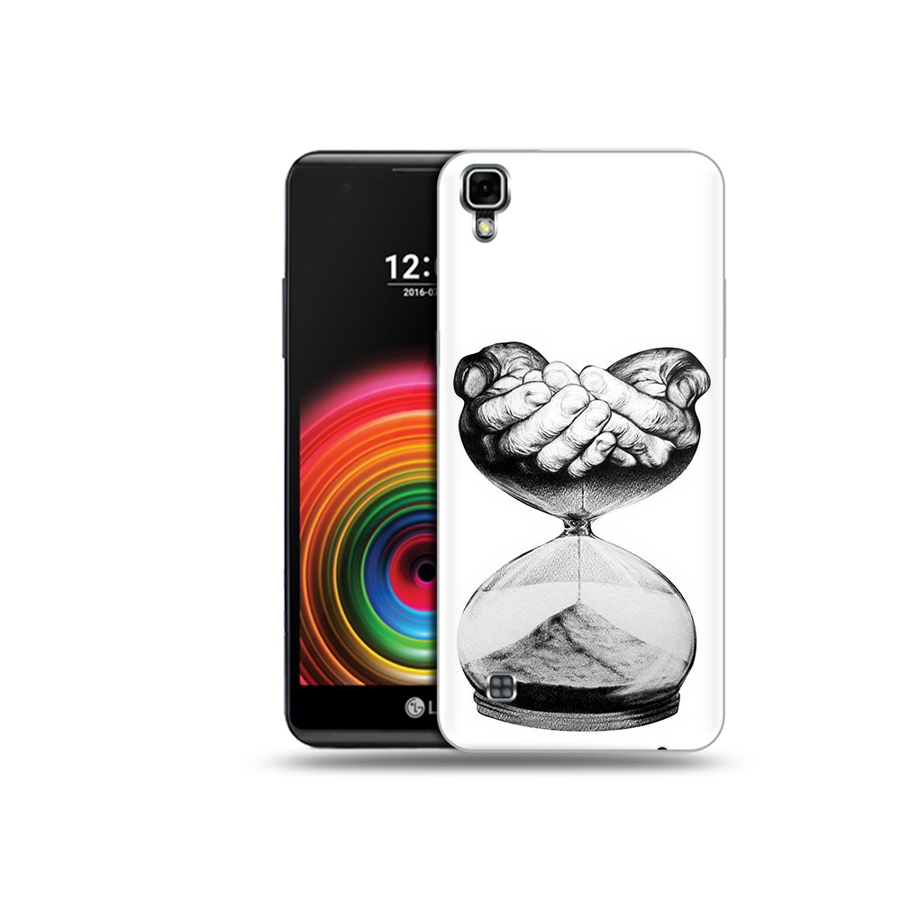 

Чехол MyPads Tocco для LG X Power часы жизни черно белый, Прозрачный, Tocco