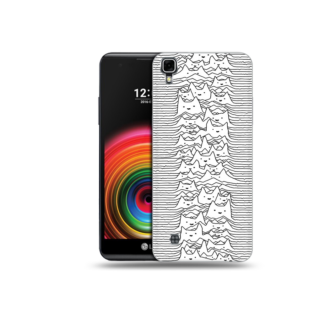 

Чехол MyPads Tocco для LG X Power черно белые коты 3D, Прозрачный, Tocco