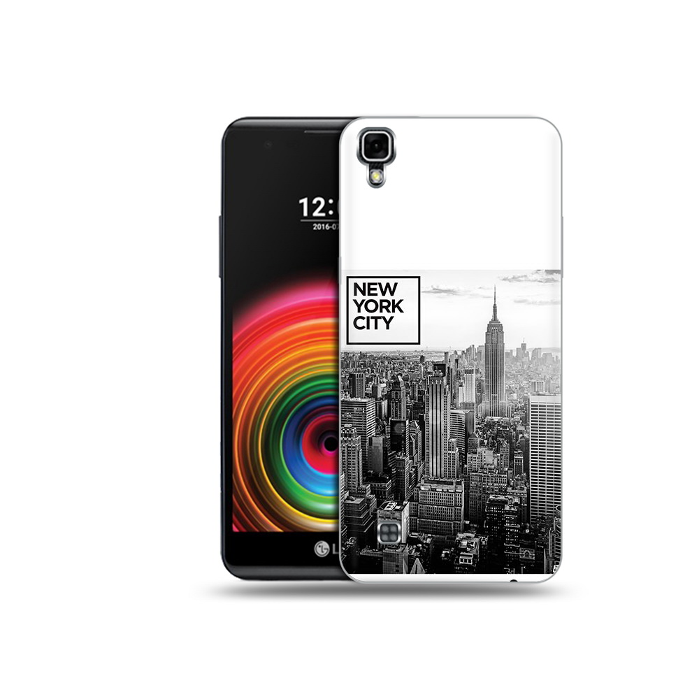 

Чехол MyPads Tocco для LG X Power черно белый ньюерк, Прозрачный, Tocco