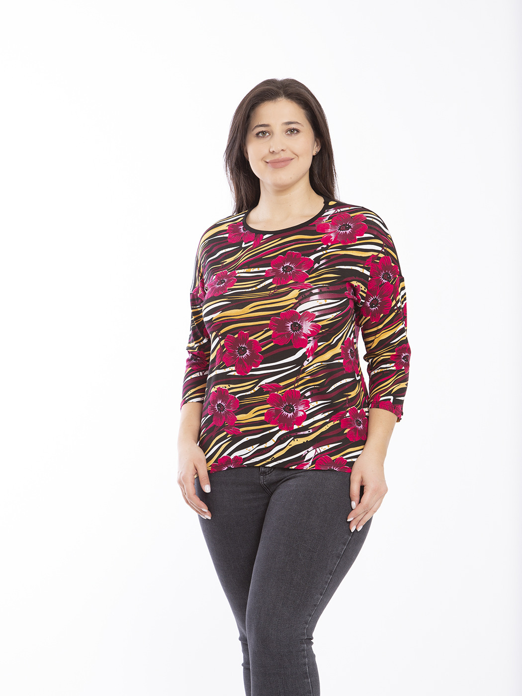 

Лонгслив женский Magic Lady cl1315_c1007 разноцветный 52 RU, cl1315_c1007