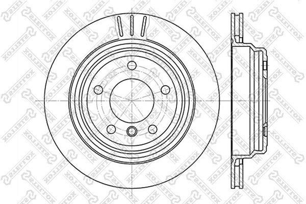 

6020-1539V-Sx_Диск Тормозной Задний Bmw E39 2.3-4.0 M51/M52/M54/M57/M62 95>