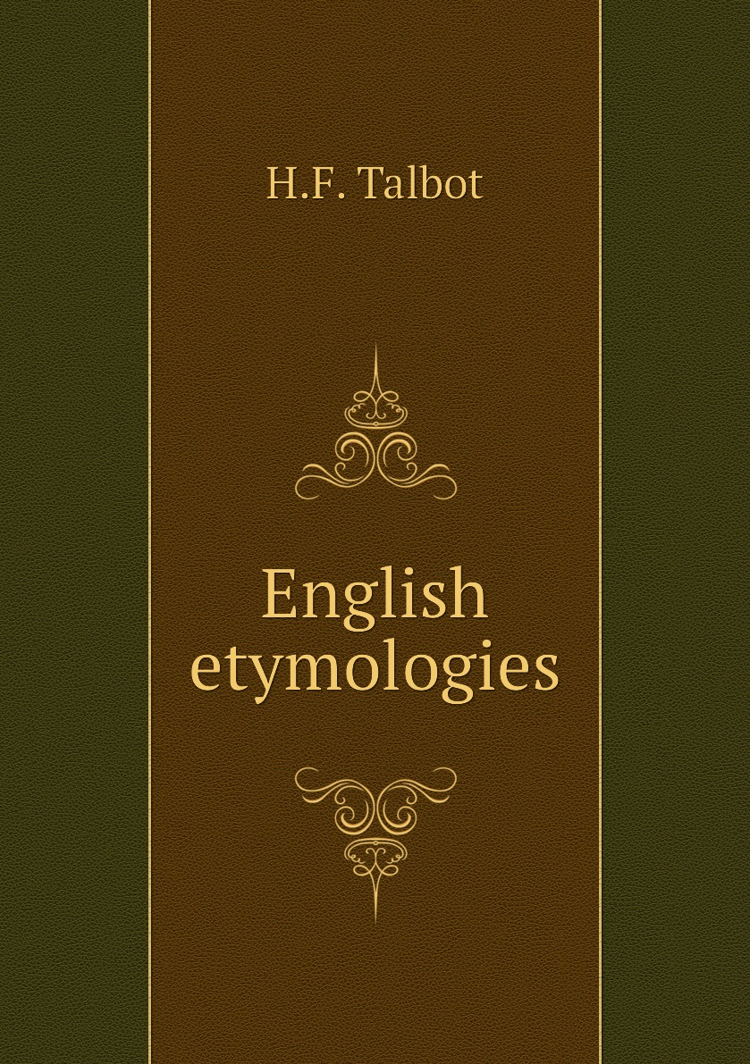 

English etymologies