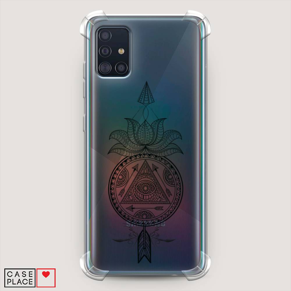 

Чехол Awog на Samsung Galaxy A51 "Талисман арт черный", Разноцветный, 28951-1