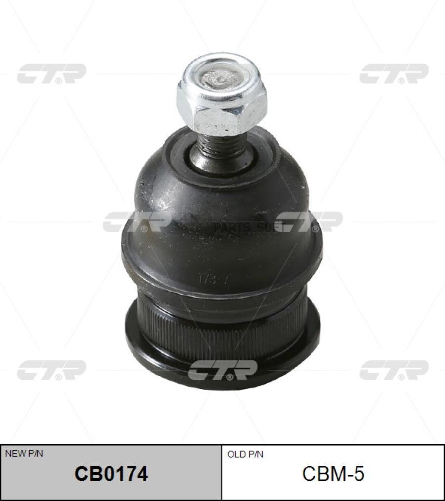 

Опора шаровая Hyundai Pony 85>95 Mitsubishi Galant II 80>84 CTR CB0174