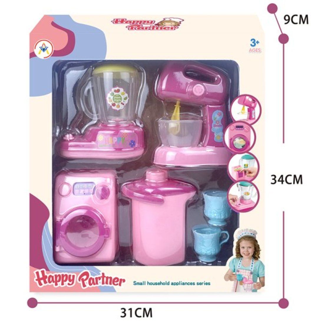 Игр.наб. Бытовая техника, в компл. предм. 9шт., кор.